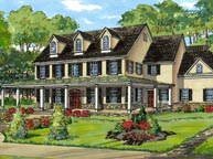 Single Family Home Rendering, Middletown, Delaware.